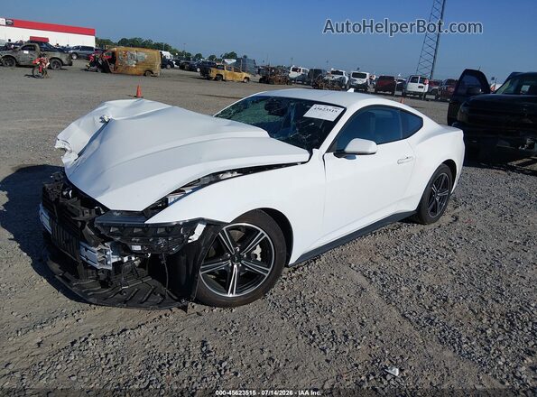 1FA6P8TH7S5118225 2025 FORD MUSTANG White Передня ліва чверть