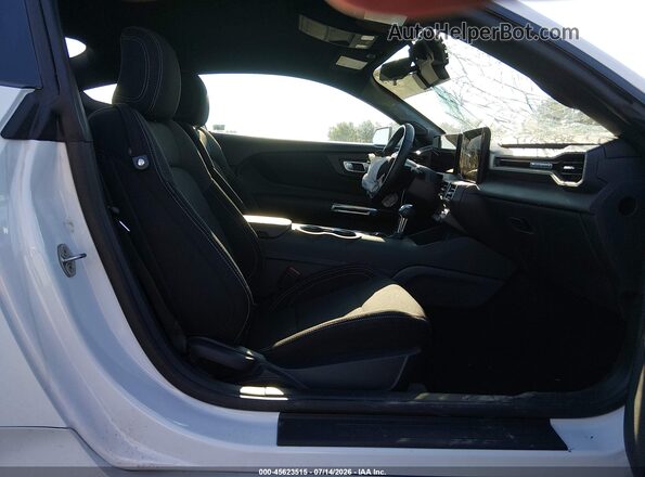 1FA6P8TH7S5118225 2025 FORD MUSTANG White Вид салону спереду