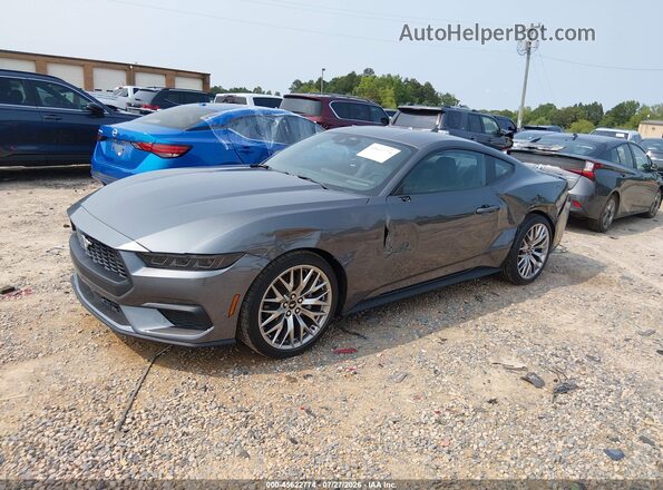 1FA6P8TH7T5116282 2026 FORD MUSTANG Gray წინა მარცხენა ხედი სამი მეოთხედიდან