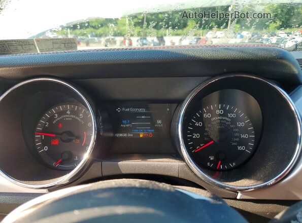 1FA6P8TH8G5223511 2016 FORD MUSTANG White Սարքավորումների վահանակի տեսք