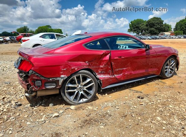 1FA6P8TH8G5235822 2016 FORD MUSTANG Темно-бордовый Задняя правая четверть