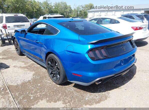 1FA6P8TH8K5120436 2019 FORD MUSTANG Синий Задняя левая четверть