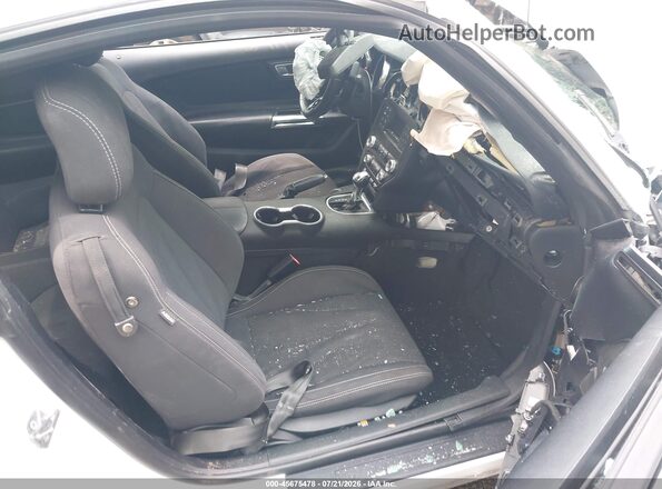 1FA6P8TH8K5129489 2019 FORD MUSTANG White წინა სალონის ხედი