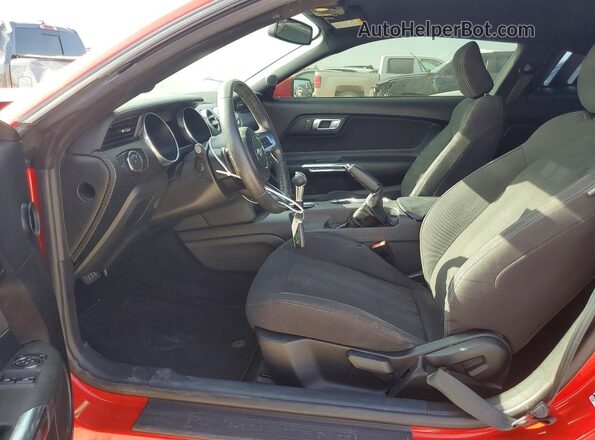 1FA6P8TH8K5168261 2019 FORD MUSTANG Red Սալոնի դիմացի տեսք