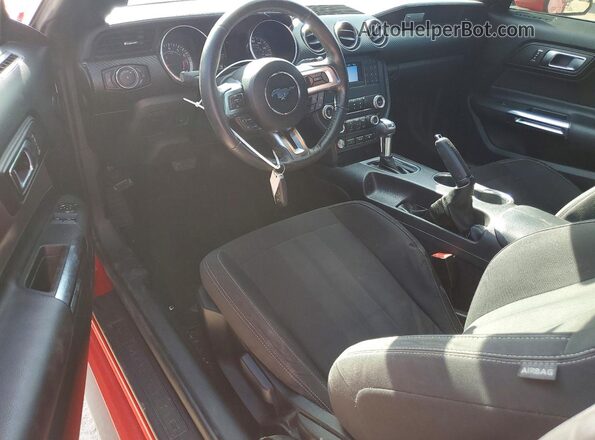 1FA6P8TH8K5168261 2019 FORD MUSTANG Red Առջևի վահանակի տեսք