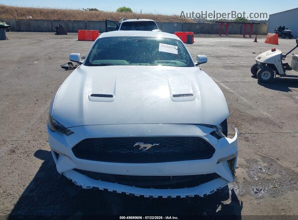 1FA6P8TH8K5169295 2019 FORD MUSTANG White ხელსაწყოთა პანელის ხედი