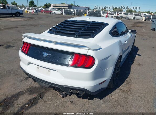 1FA6P8TH8K5169295 2019 FORD MUSTANG White უკანა მარჯვენა