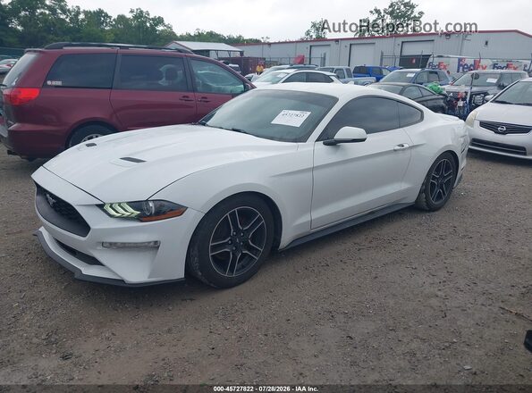 1FA6P8TH8L5139084 2020 FORD MUSTANG White Przód lewy