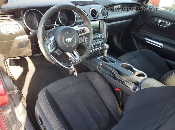 1FA6P8TH8M5152757 2021 FORD MUSTANG Red Առջևի վահանակի տեսք