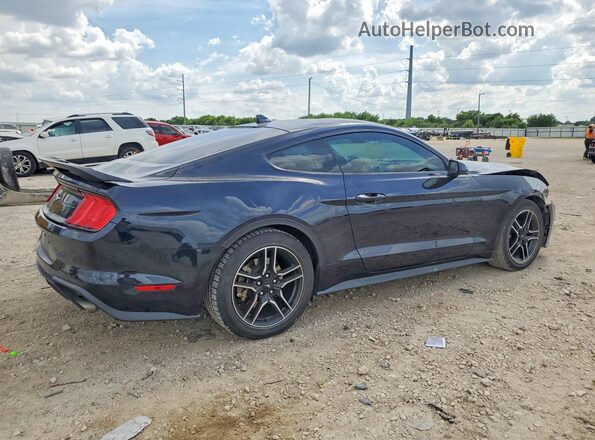 1FA6P8TH8M5155156 2021 FORD MUSTANG Black Trasero derecho