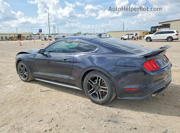 1FA6P8TH8M5155156 2021 FORD MUSTANG Black Trasero izquierdo