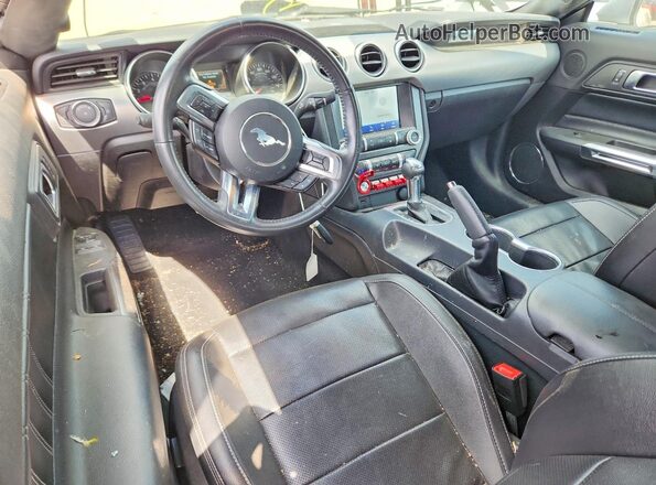 1FA6P8TH8N5105231 2022 FORD MUSTANG Gray წინა პანელის ხედი