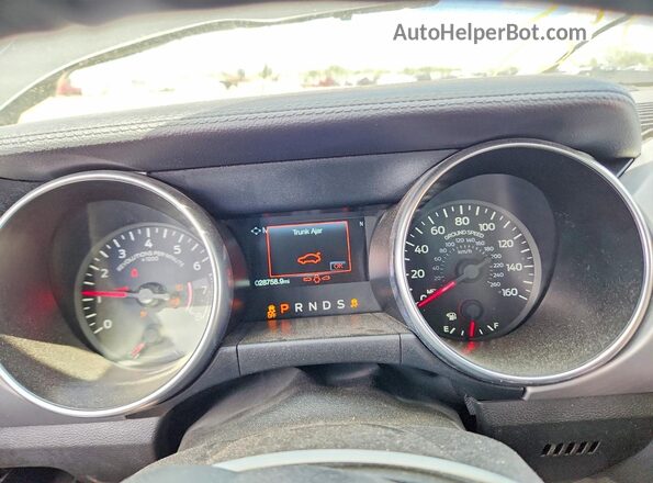 1FA6P8TH8N5105231 2022 FORD MUSTANG Gray ხელსაწყოთა პანელის ხედი