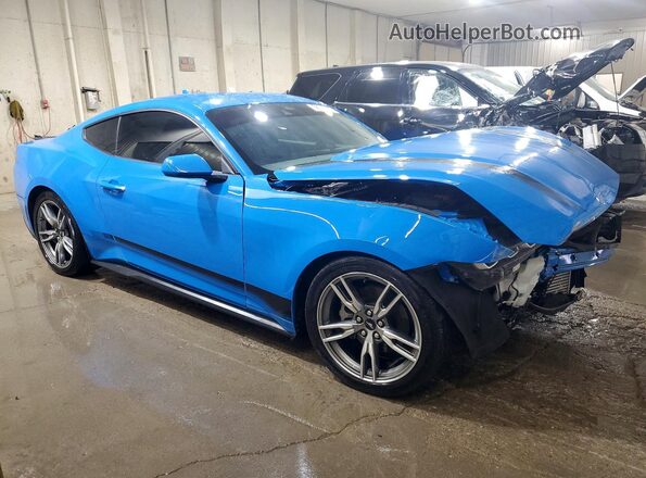 1FA6P8TH8R5114467 2024 FORD MUSTANG Blue Առջևի աջ