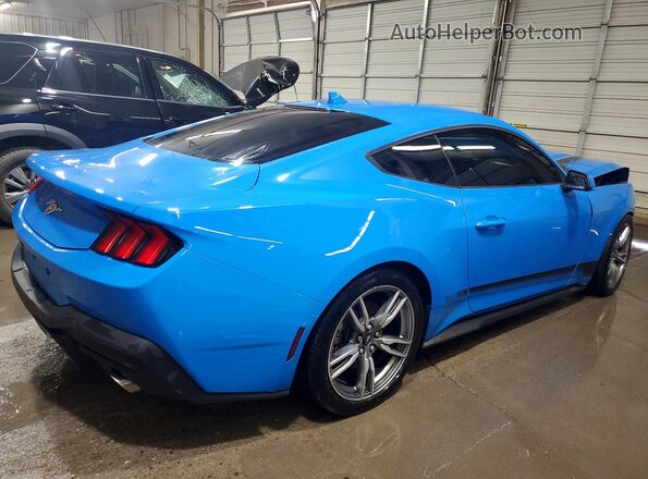 1FA6P8TH8R5114467 2024 FORD MUSTANG Blue Հետևի աջ