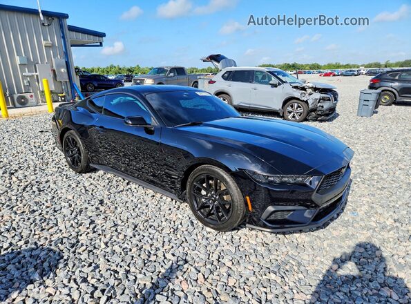 1FA6P8TH8S5103393 2025 FORD MUSTANG Black Przód prawy