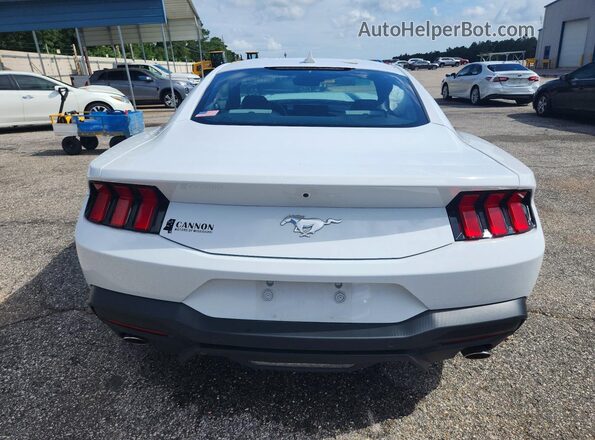 1FA6P8TH8S5110053 2025 FORD MUSTANG White Вид ззаду