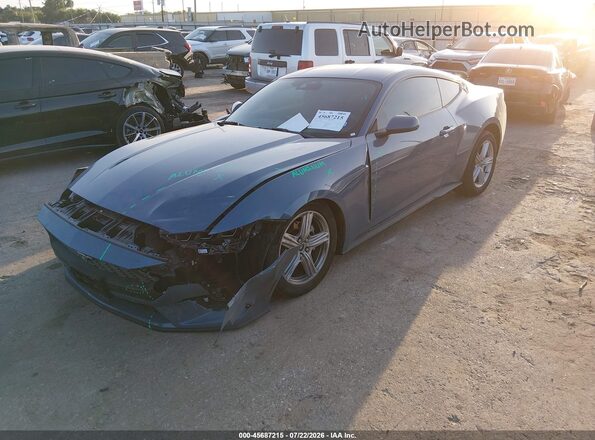 1FA6P8TH8T5101063 2026 FORD MUSTANG Gray წინა მარცხენა ხედი სამი მეოთხედიდან