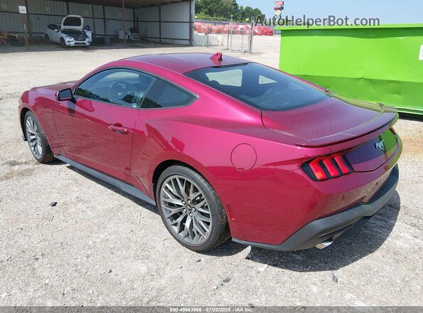 1FA6P8TH8T5116548 2026 FORD MUSTANG Maroon Rear left