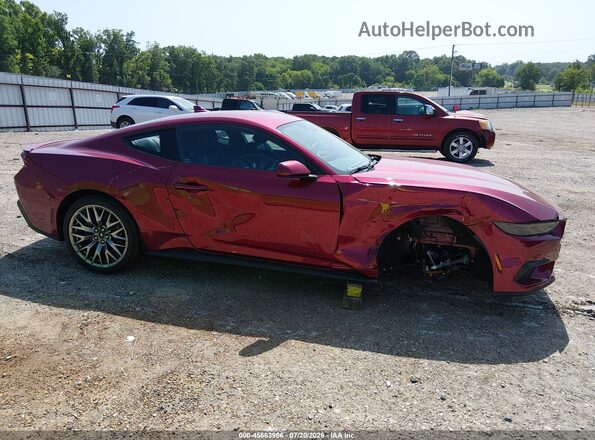 1FA6P8TH8T5116548 2026 FORD MUSTANG Maroon 360 interior view