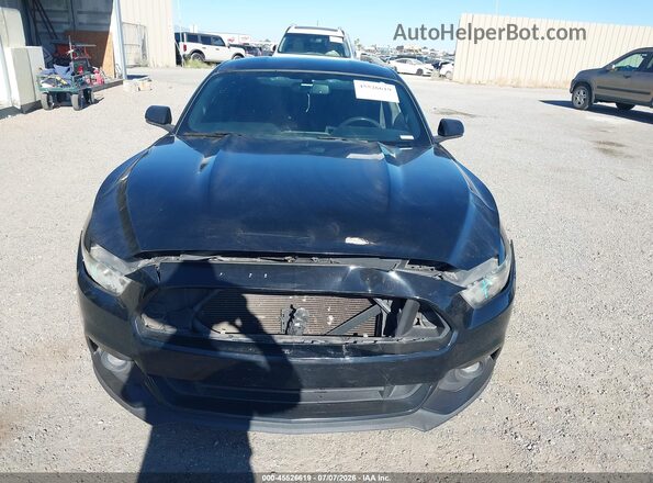 1FA6P8TH9G5242746 2016 FORD MUSTANG Black Instrument cluster view