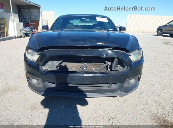 1FA6P8TH9G5242746 2016 FORD MUSTANG Black Front view