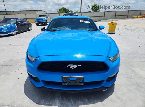 1FA6P8TH9H5231683 2017 FORD MUSTANG Blue Դիմացի տեսք