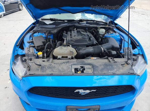 1FA6P8TH9H5231683 2017 FORD MUSTANG Blue Սալոնի հետևի տեսք
