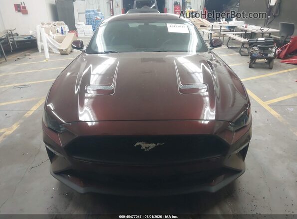 1FA6P8TH9J5146767 2018 FORD MUSTANG Red ხელსაწყოთა პანელის ხედი