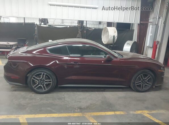 1FA6P8TH9J5146767 2018 FORD MUSTANG Red უკანა სალონის ხედი