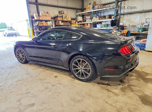 1FA6P8TH9J5168767 2018 FORD MUSTANG Black Հետևի ձախ