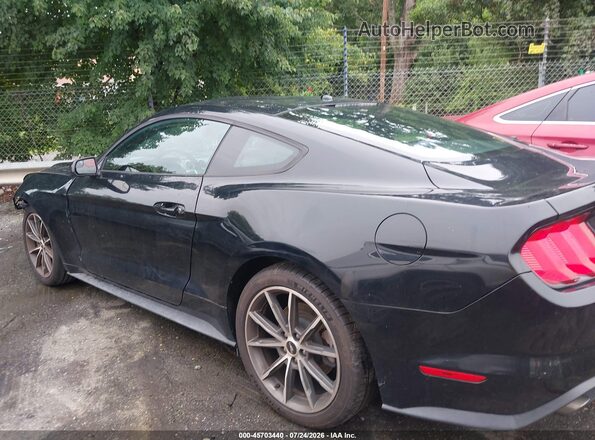 1FA6P8TH9K5123233 2019 FORD MUSTANG Black Widok wnętrza 360 stopni