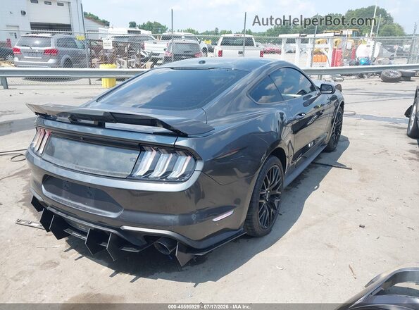 1FA6P8TH9K5152294 2019 FORD MUSTANG Gray Задня права чверть