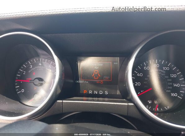 1FA6P8TH9K5152294 2019 FORD MUSTANG Gray Вид задніх сидінь