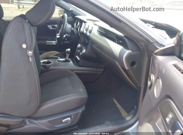 1FA6P8TH9K5152294 2019 FORD MUSTANG Gray Вид салону спереду