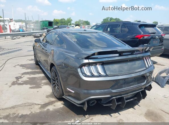 1FA6P8TH9K5152294 2019 FORD MUSTANG Gray Задня ліва чверть