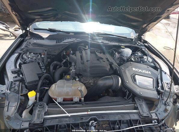 1FA6P8TH9K5152294 2019 FORD MUSTANG Gray Вид ззаду