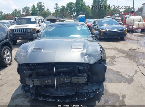 1FA6P8TH9K5152294 2019 FORD MUSTANG Gray Вид задньої частини салону