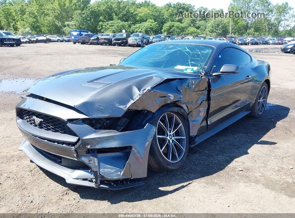 1FA6P8TH9K5181522 2019 FORD MUSTANG Gray Widok z przodu