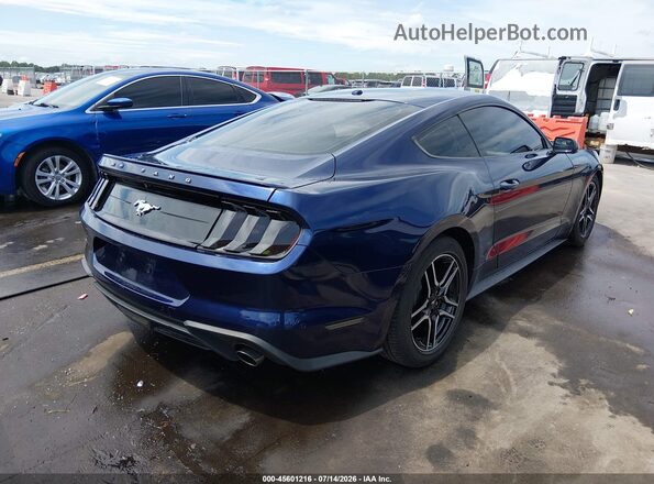 1FA6P8TH9K5200652 2019 FORD MUSTANG Dark Blue Trasero derecho