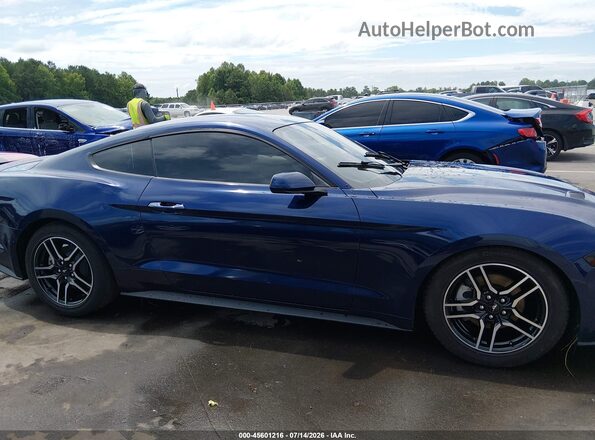 1FA6P8TH9K5200652 2019 FORD MUSTANG Dark Blue Vista interior de 360 grados