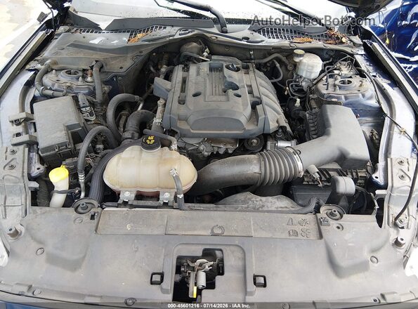 1FA6P8TH9K5200652 2019 FORD MUSTANG Dark Blue Vista trasera