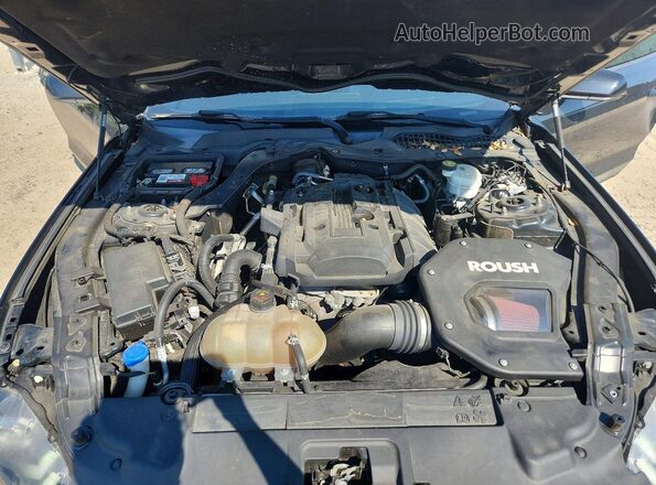 1FA6P8TH9L5108300 2020 FORD MUSTANG Charcoal Rear interior view