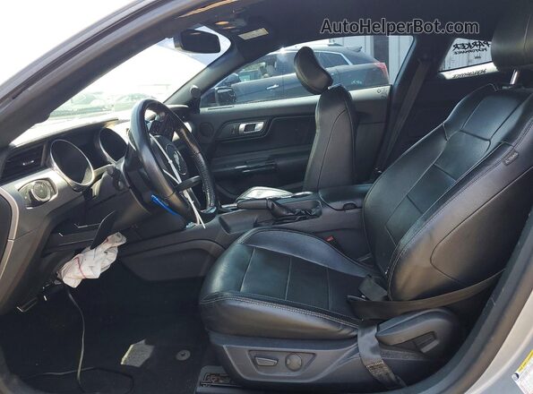 1FA6P8TH9L5120169 2020 FORD MUSTANG Silver წინა სალონის ხედი
