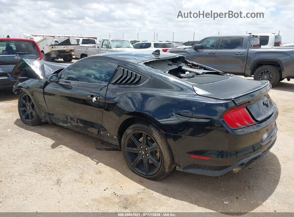 1FA6P8TH9L5167413 2020 FORD MUSTANG Black Задня ліва чверть