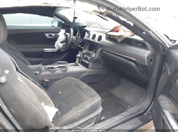 1FA6P8TH9L5167413 2020 FORD MUSTANG Black Вид салону спереду