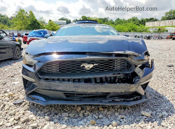 1FA6P8TH9M5153433 2021 FORD MUSTANG Черный Вид спереди