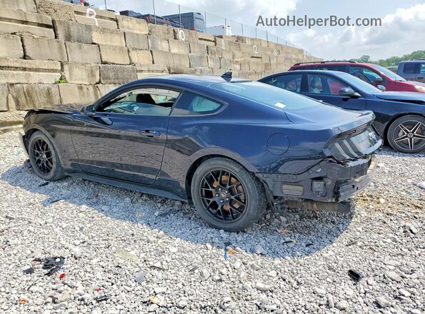 1FA6P8TH9M5153433 2021 FORD MUSTANG Черный Задняя левая четверть