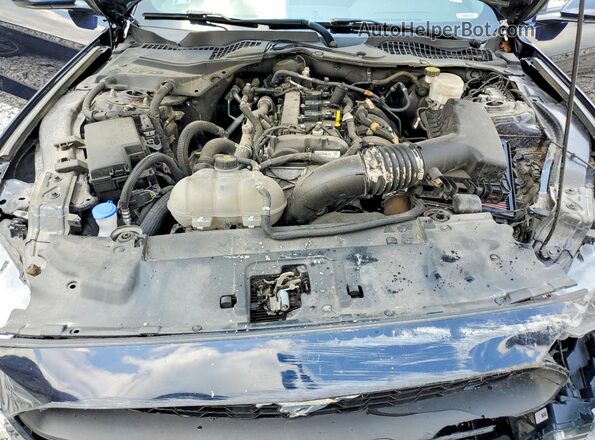 1FA6P8TH9M5153433 2021 FORD MUSTANG Черный Вид задней части салона