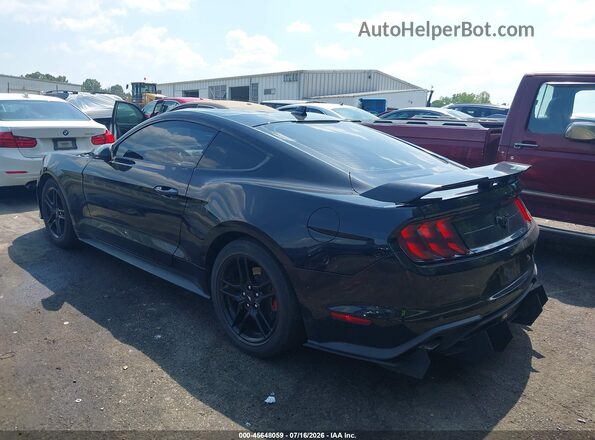 1FA6P8TH9N5121311 2022 FORD MUSTANG Black Trasero izquierdo